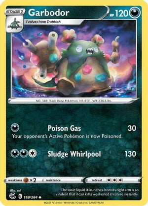 Garbodor 169/264 - SWSH08 Fusion Strike Reverse Holofoil - Poke-Collect