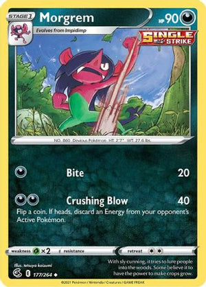 Morgrem 177/264 - SWSH08 Fusion Strike - Poke-Collect