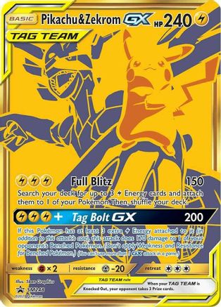 Pikachu & Zekrom GX - SM248 SM248/248 - SM Promos Holofoil - Poke-Collect