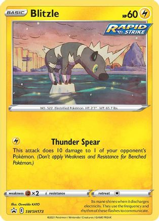Blitzle - SWSH173 SWSH173/307 - SWSH Sword & Shield Promo Cards Holofoil - Poke-Collect