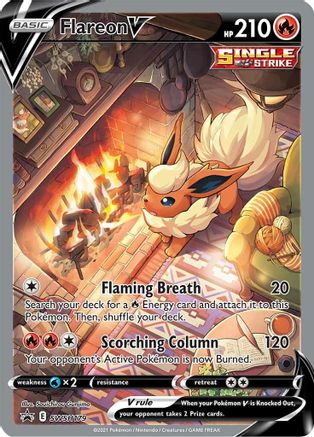 Flareon V - SWSH179 SWSH179/307 - SWSH Sword & Shield Promo Cards Holofoil - Poke-Collect