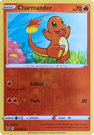 Charmander - 023/185 (Reverse Cosmos Holo) 23 - Miscellaneous Cards & Products Reverse Holofoil - Poke-Collect