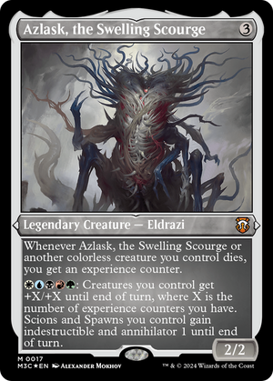 Azlask, the Swelling Scourge (M3C-017) - Modern Horizons 3 Commander Etched Foil - Poke-Collect