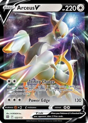 Arceus V 122/172 - SWSH09 Brilliant Stars Holofoil - Poke-Collect