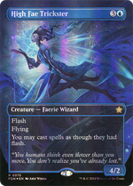 High Fae Trickster (FDN-375) - Foundations (Borderless) Foil - Poke-Collect