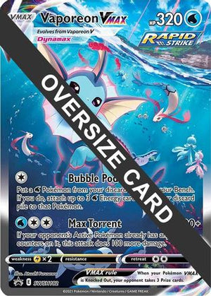 Vaporeon VMAX - SWSH182 SWSH182 - Jumbo Cards Holofoil - Poke-Collect