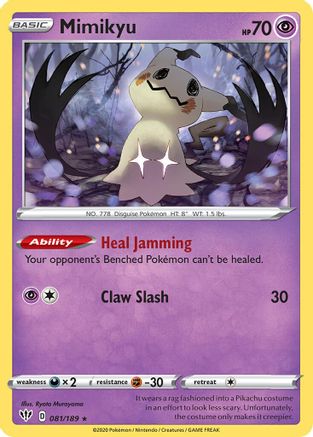 Mimikyu - 081/189 81 - Miscellaneous Cards & Products Holofoil - Poke-Collect