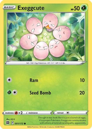 Exeggcute 1/172 - SWSH09 Brilliant Stars - Poke-Collect