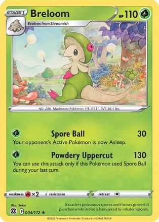 Breloom 4/172 - SWSH09 Brilliant Stars - Poke-Collect