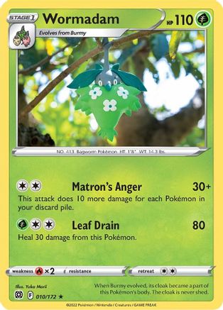 Wormadam 10/172 - Brilliant Stars - Poke-Collect