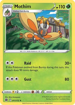 Mothim 11/172 - SWSH09 Brilliant Stars Reverse Holofoil - Poke-Collect
