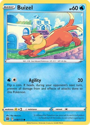 Buizel 38/172 - SWSH09 Brilliant Stars - Poke-Collect