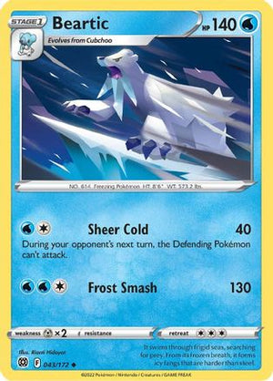 Beartic 43/172 - SWSH09 Brilliant Stars - Poke-Collect