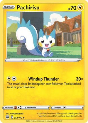 Pachirisu 52/172 - SWSH09 Brilliant Stars - Poke-Collect