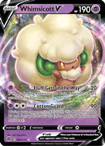 Whimsicott V 64/172 - Brilliant Stars Holofoil - Poke-Collect