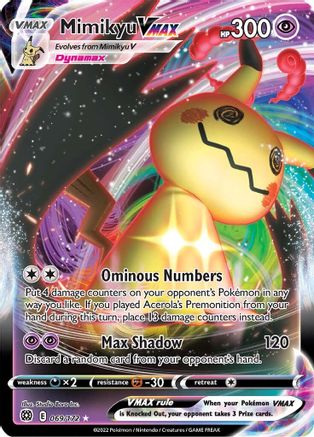Mimikyu VMAX 69/172 - SWSH09 Brilliant Stars Holofoil - Poke-Collect