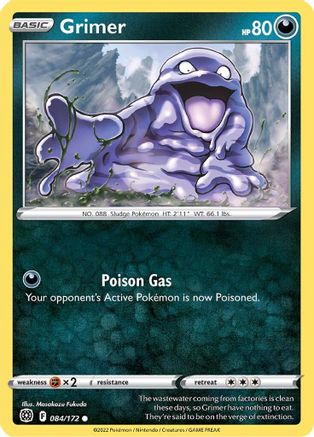 Grimer 84/172 - SWSH09 Brilliant Stars - Poke-Collect