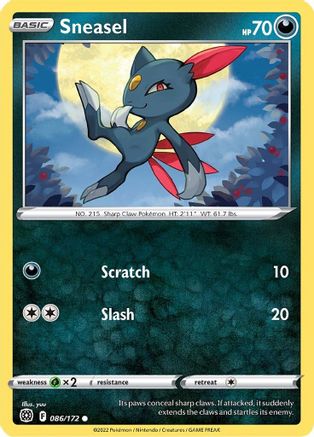 Sneasel 86/172 - Brilliant Stars - Poke-Collect