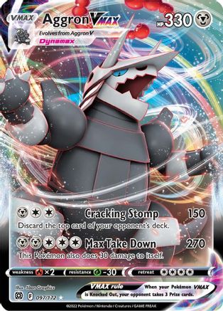Aggron VMAX 97/172 - SWSH09 Brilliant Stars Holofoil - Poke-Collect