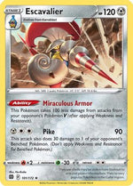 Escavalier 101/172 - SWSH09 Brilliant Stars Reverse Holofoil - Poke-Collect
