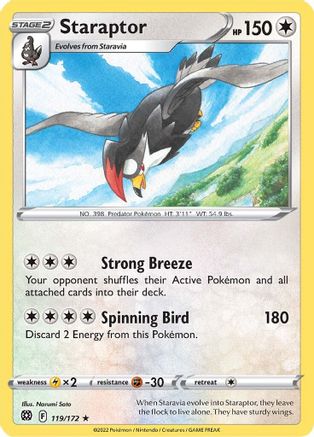 Staraptor 119/172 - Brilliant Stars - Poke-Collect