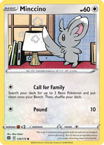 Minccino 124/172 - SWSH09 Brilliant Stars Reverse Holofoil - Poke-Collect