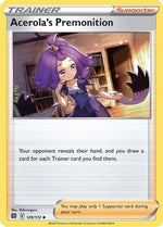 Acerola's Premonition 129/172 - SWSH09 Brilliant Stars Reverse Holofoil - Poke-Collect