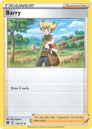 Barry 130/172 - SWSH09 Brilliant Stars Reverse Holofoil - Poke-Collect