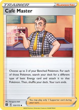 Cafe Master 133/172 - SWSH09 Brilliant Stars - Poke-Collect