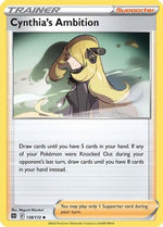 Cynthia's Ambition 138/172 - SWSH09 Brilliant Stars Reverse Holofoil - Poke-Collect