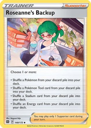 Roseanne's Backup 148/172 - SWSH09 Brilliant Stars Reverse Holofoil - Poke-Collect