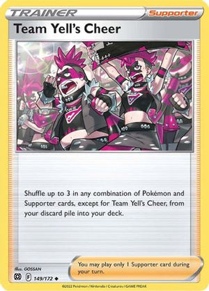 Team Yell's Cheer 149/172 - Brilliant Stars - Poke-Collect