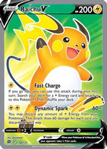 Raichu V (Full Art) 158/172 - SWSH09 Brilliant Stars Holofoil - Poke-Collect
