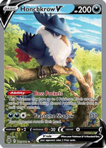 Honchkrow V (Alternate Full Art) 162/172 - SWSH09 Brilliant Stars Holofoil - Poke-Collect