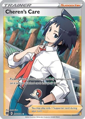 Cheren's Care (Full Art) 168/172 - SWSH09 Brilliant Stars Holofoil - Poke-Collect