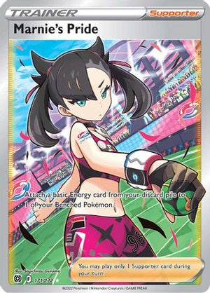 Marnie's Pride (Full Art) 171/172 - SWSH09 Brilliant Stars Holofoil - Poke-Collect