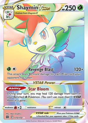 Shaymin VSTAR (Secret) 173/172 - SWSH09 Brilliant Stars Holofoil - Poke-Collect