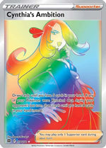 Cynthia's Ambition (Secret) 178/172 - SWSH09 Brilliant Stars Holofoil - Poke-Collect