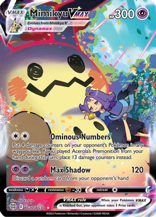Mimikyu VMAX TG17/30 - SWSH09 Brilliant Stars Trainer Gallery Holofoil - Poke-Collect