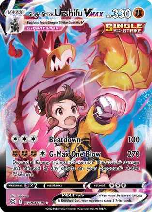 Single Strike Urshifu VMAX TG19/30 - SWSH09 Brilliant Stars Trainer Gallery Holofoil - Poke-Collect