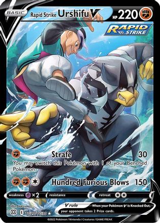 Rapid Strike Urshifu V TG20/30 - SWSH09 Brilliant Stars Trainer Gallery Holofoil - Poke-Collect