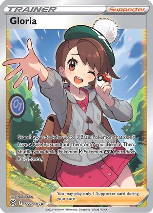 Gloria TG26/30 - SWSH09 Brilliant Stars Trainer Gallery Holofoil - Poke-Collect