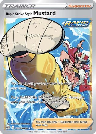Rapid Strike Style Mustard TG27/30 - SWSH09 Brilliant Stars Trainer Gallery Holofoil - Poke-Collect