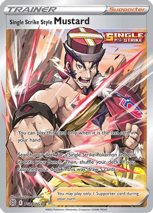 Single Strike Style Mustard TG28/30 - SWSH09 Brilliant Stars Trainer Gallery Holofoil - Poke-Collect