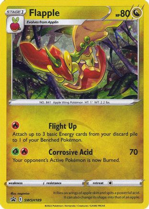 Flapple - SWSH189 SWSH189/307 - SWSH Sword & Shield Promo Cards Holofoil - Poke-Collect