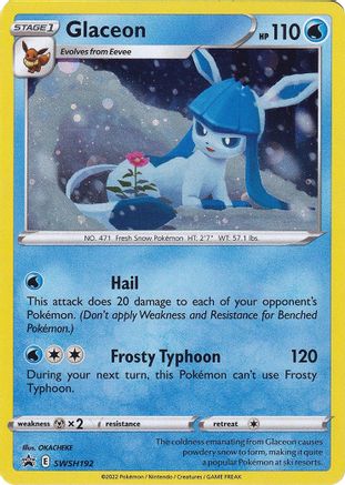 Glaceon - SWSH192 SWSH192/307 - SWSH Sword & Shield Promo Cards Holofoil - Poke-Collect