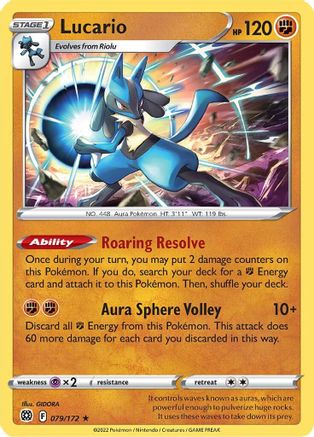 Lucario - 079/172 79 - Deck Exclusives - Poke-Collect