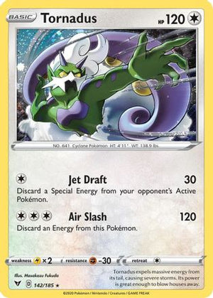 Tornadus - 142/185 (Cosmos Holo) 142 - Blister Exclusives Holofoil - Poke-Collect
