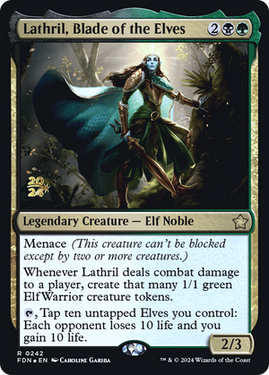 Lathril, Blade of the Elves (PRE-242) - Foundations Promos Foil - Poke-Collect