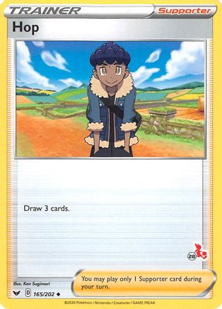 Hop - 165/202 (#28 Cinderace Stamped) 165 - Battle Academy 2022 - Poke-Collect